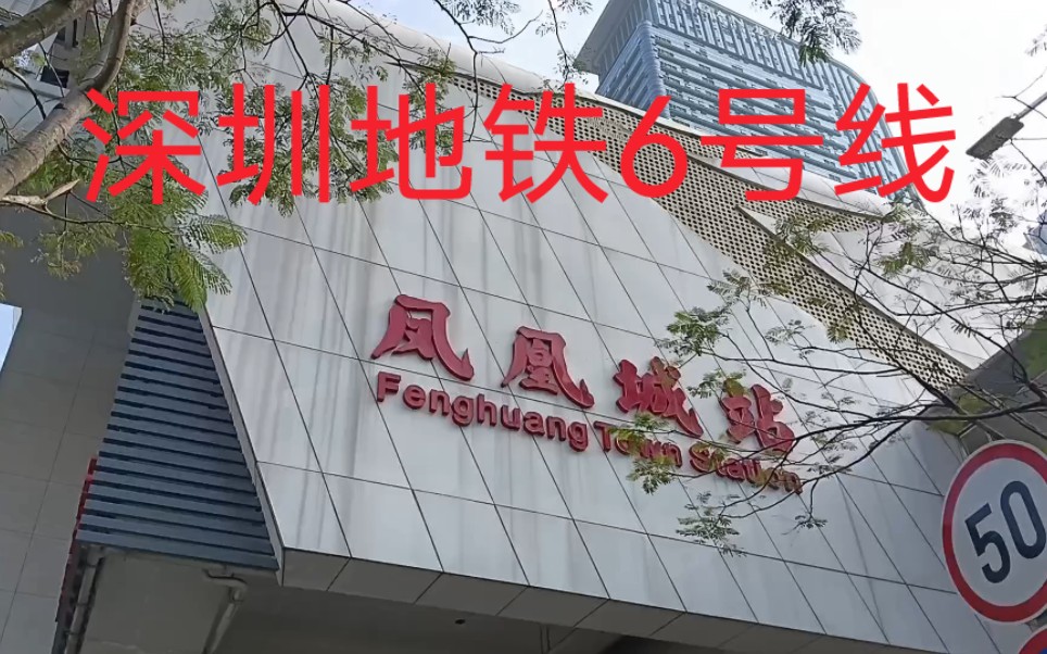 深圳地铁6号线凤凰城地铁站