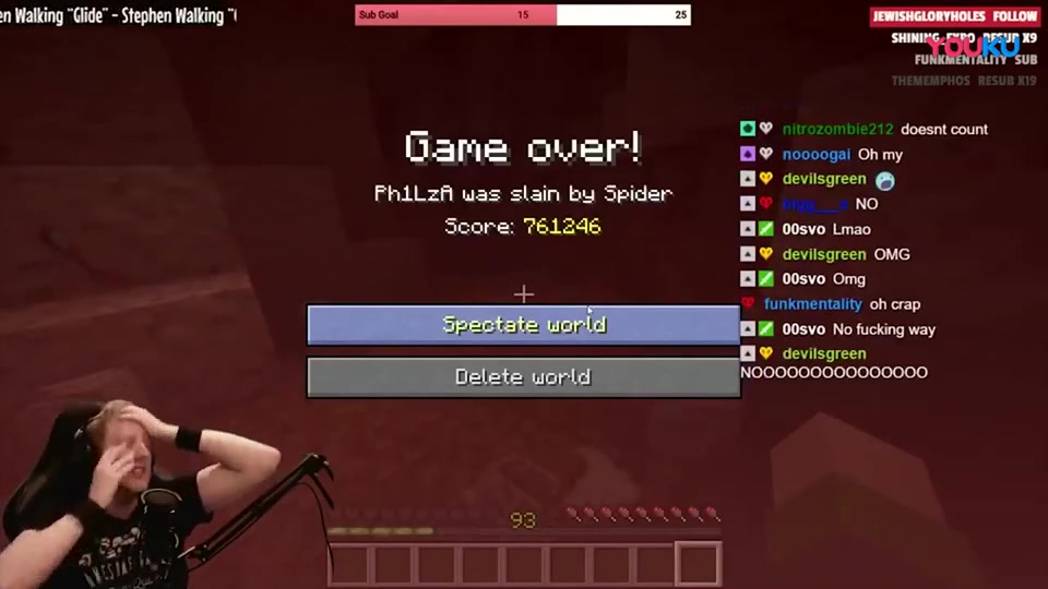 我的世界最悲伤绝望时刻集锦mc史上最长5年极限生存终结