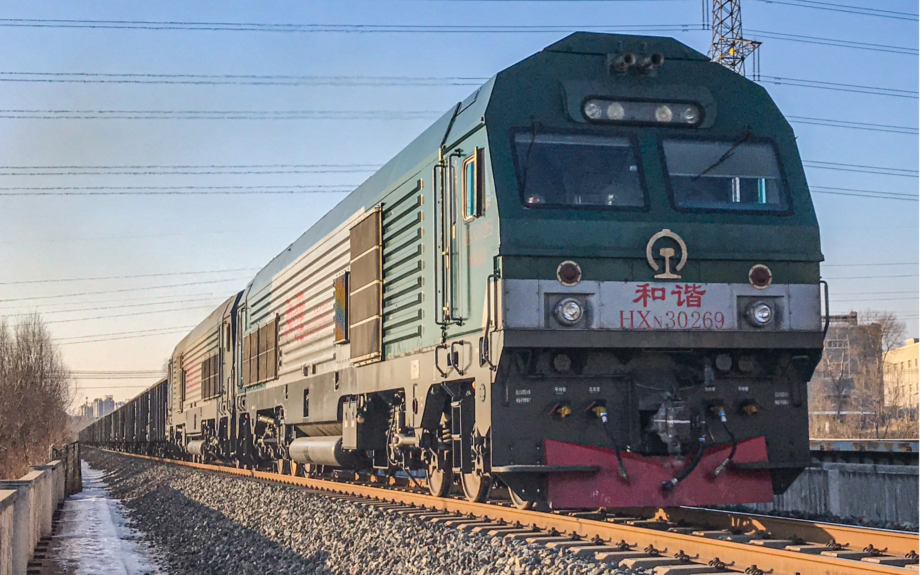 沈丹线苏家屯站-吴家屯站区间沈局苏段hxn30269重连沈局苏段hxn30277