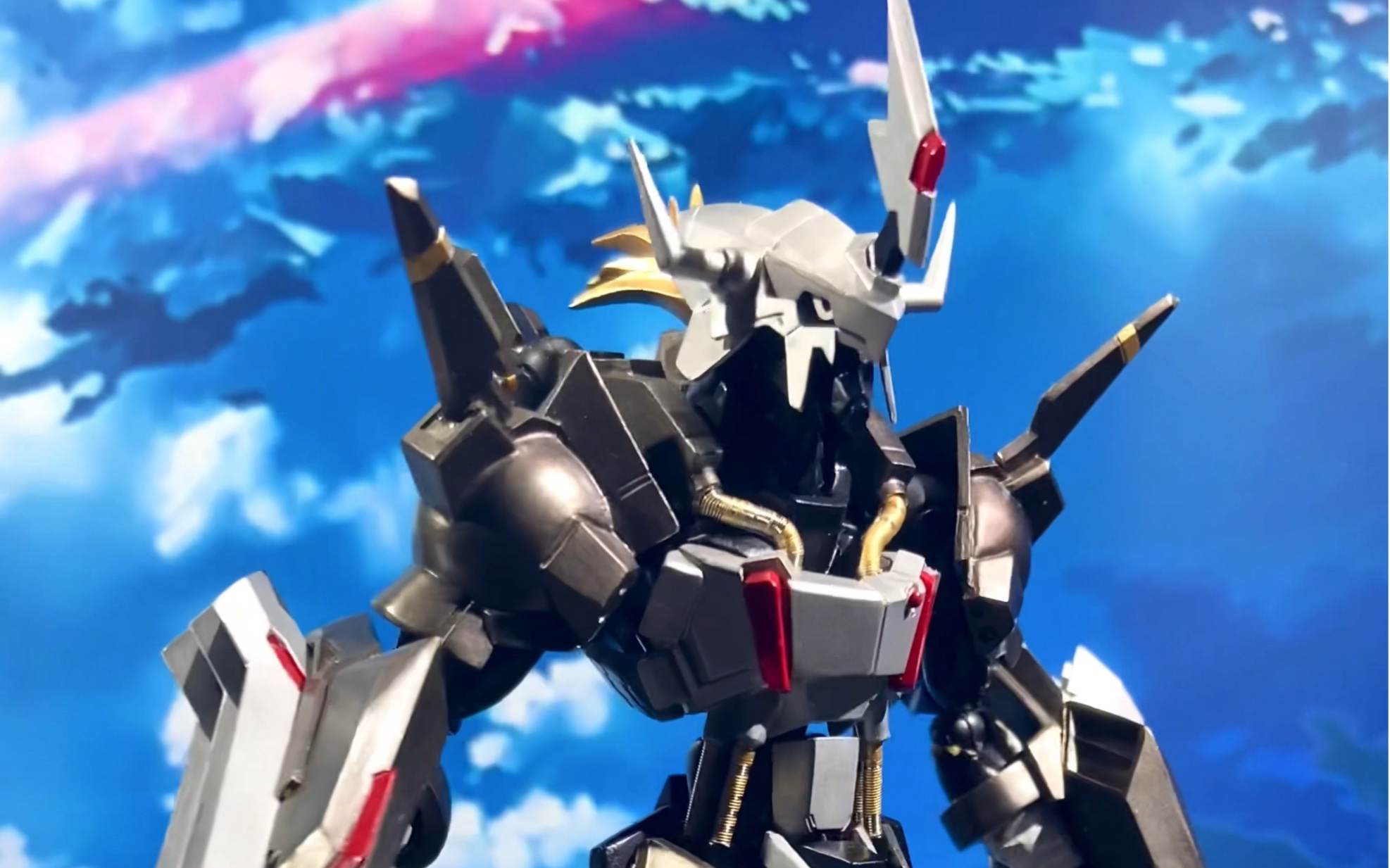 数码宝贝手办展示～gk件黑战斗暴龙兽x_哔哩哔哩_bilibili