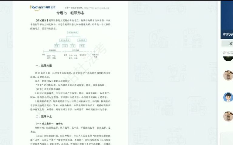 [图]22法考法考主观题基础精讲内部刑法柏浪涛02