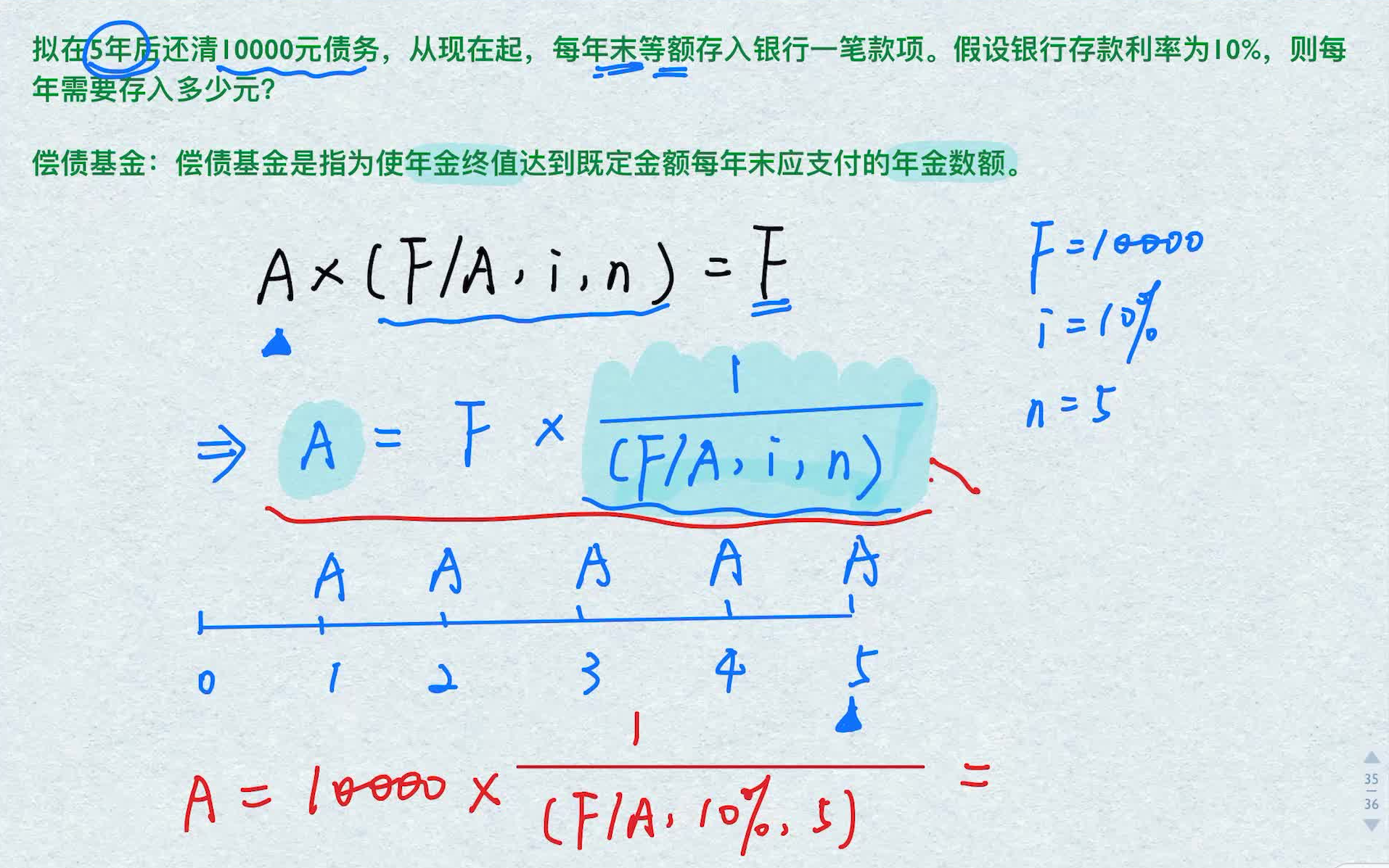 431金融考研每日一题47:偿债基金哔哩哔哩bilibili