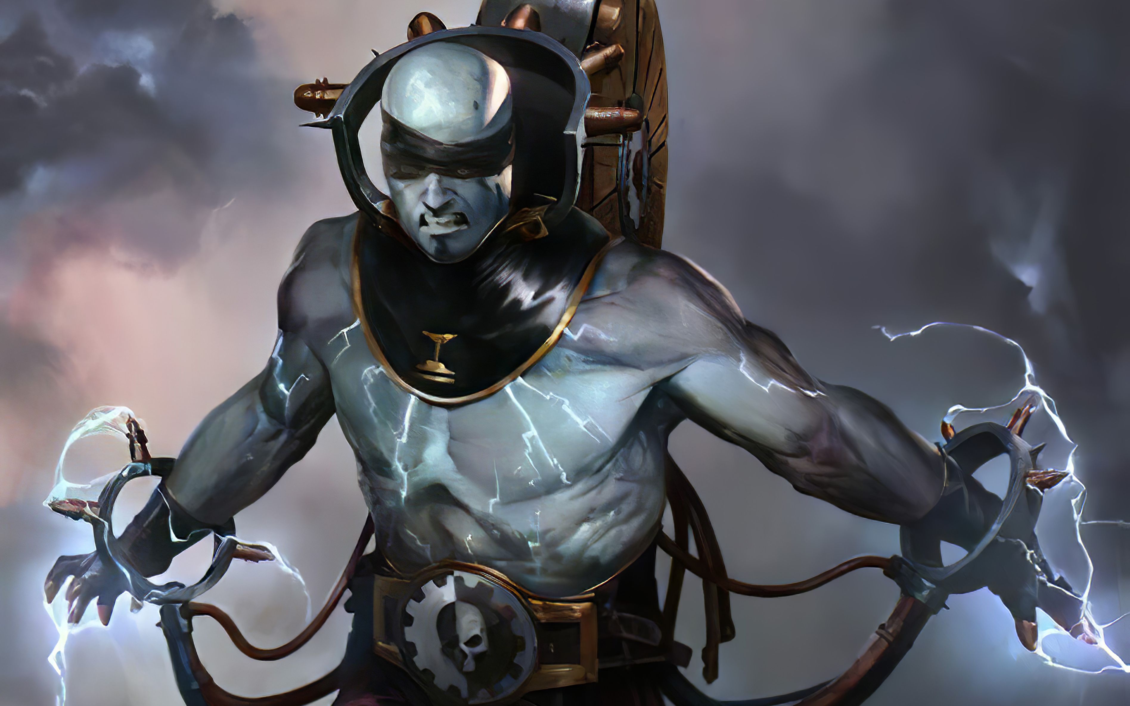 (4k画质)【战锤百科】机械教的雷电法王和生命火花,电僧