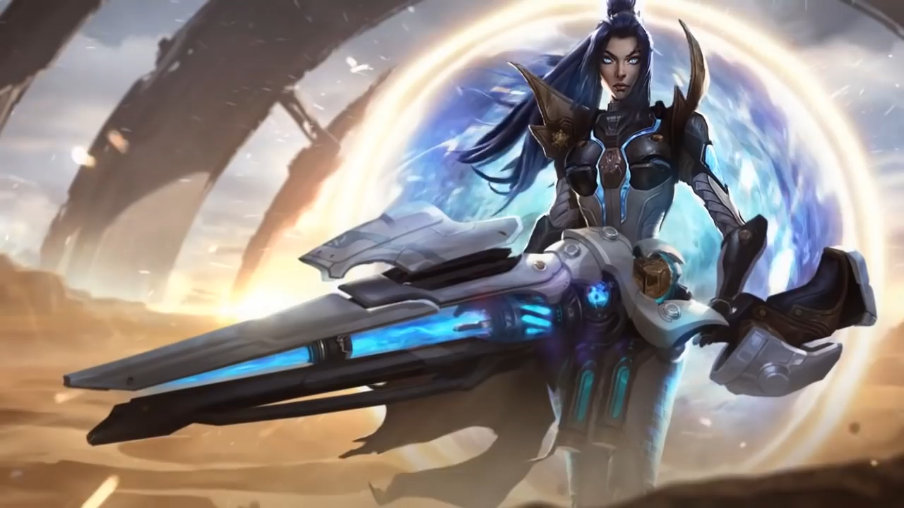 【英雄联盟动态原画/壁纸】未来战士凯特琳