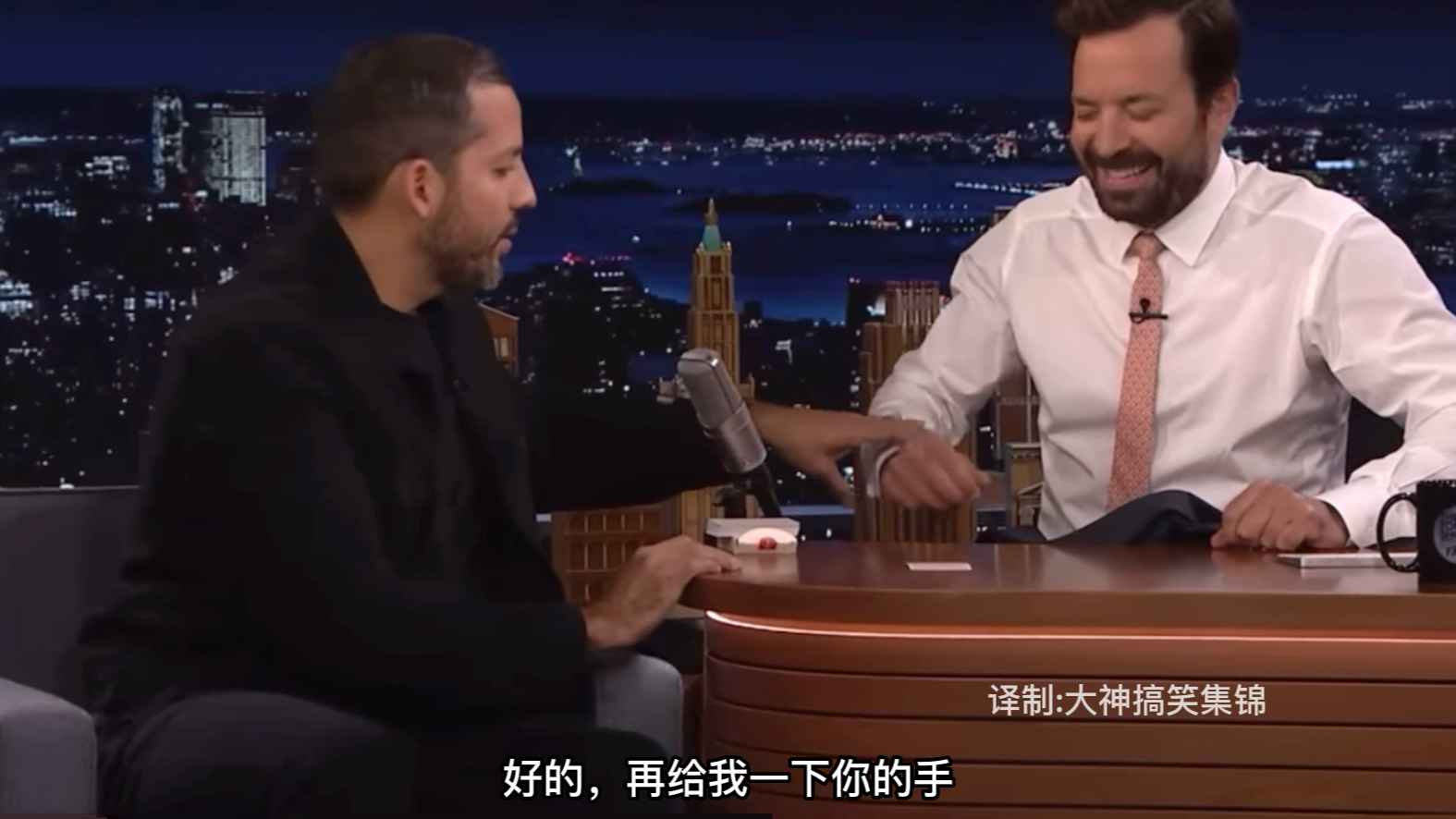 大卫布莱恩上肥伦秀,肥伦被吓到口吐莲花