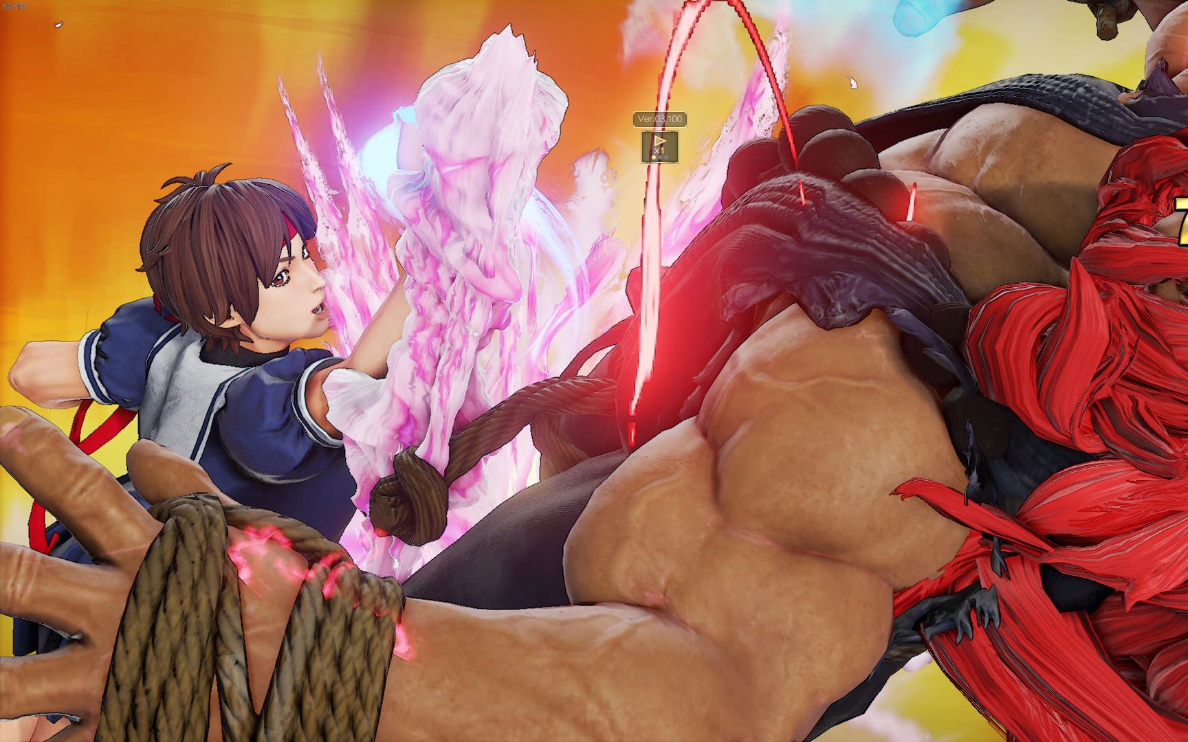 街霸5ae樱皇kusanagi12月8日小樱精彩对局