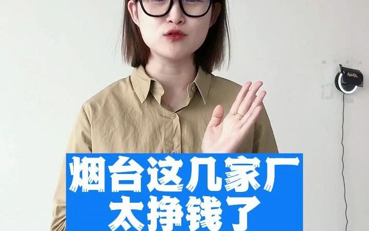 烟台这几家挣钱的厂你还不知道吗?哔哩哔哩bilibili