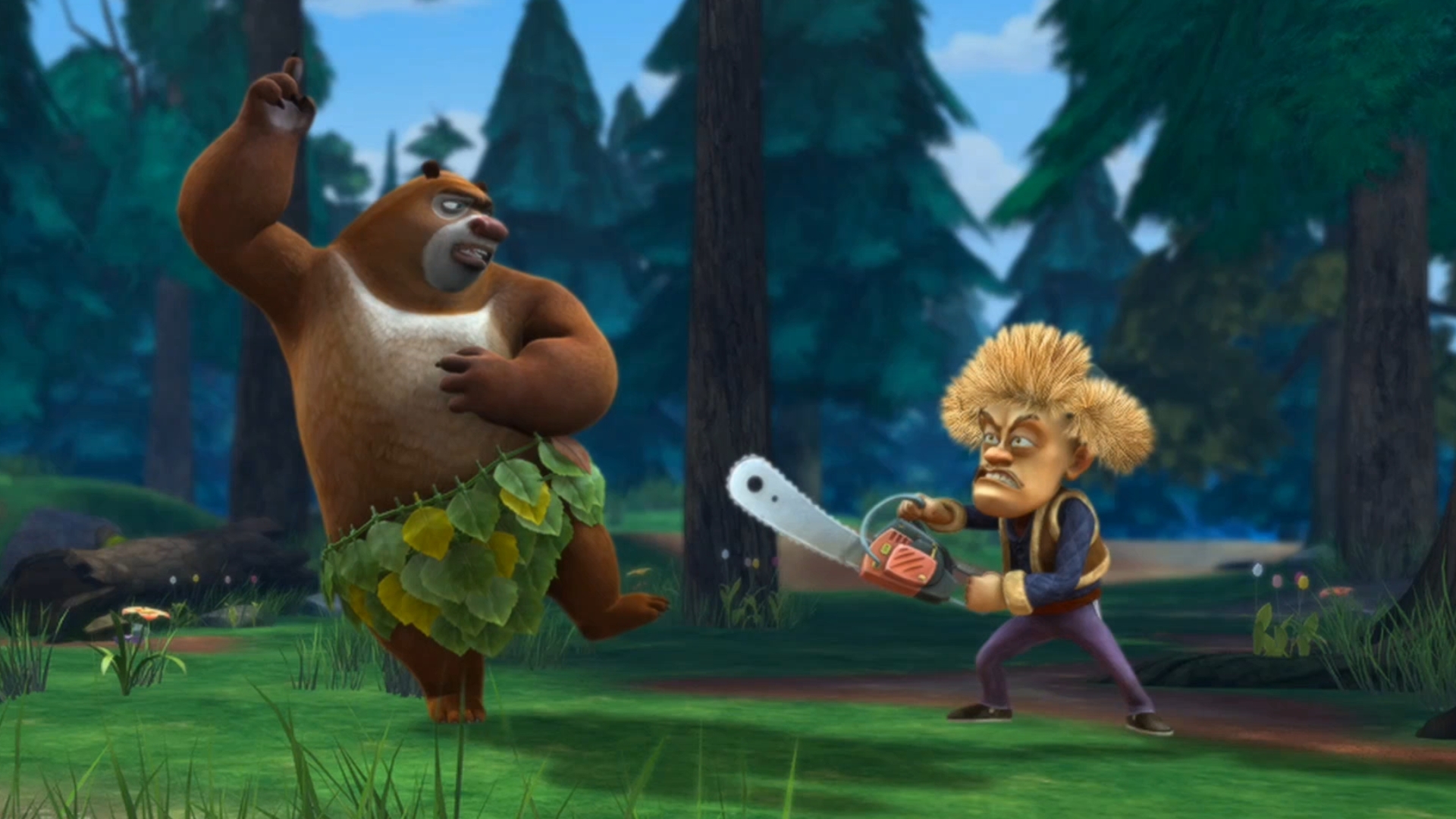 《丛林泰山》:两只大笨熊和呆傻的代木工的日常