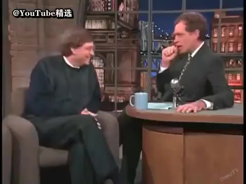 【开眼看世界】1995年,比尔盖茨做客David Letterman,向他解释“什么是互联网”哔哩哔哩bilibili