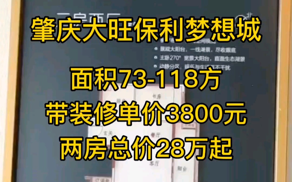 保利梦想城肇庆大旺住宅,低至3800一方,带装修!哔哩哔哩bilibili