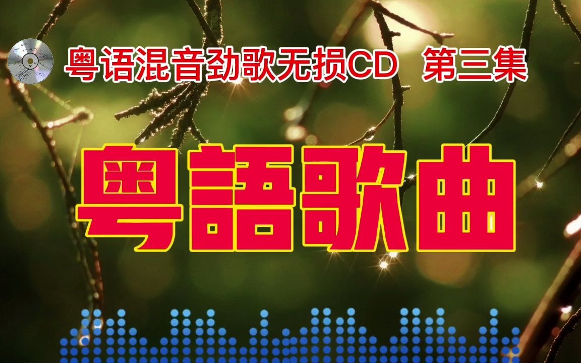 [图]粤语混音劲歌无损CD音乐 第三集，好听的粤语歌曲总让人怀念！