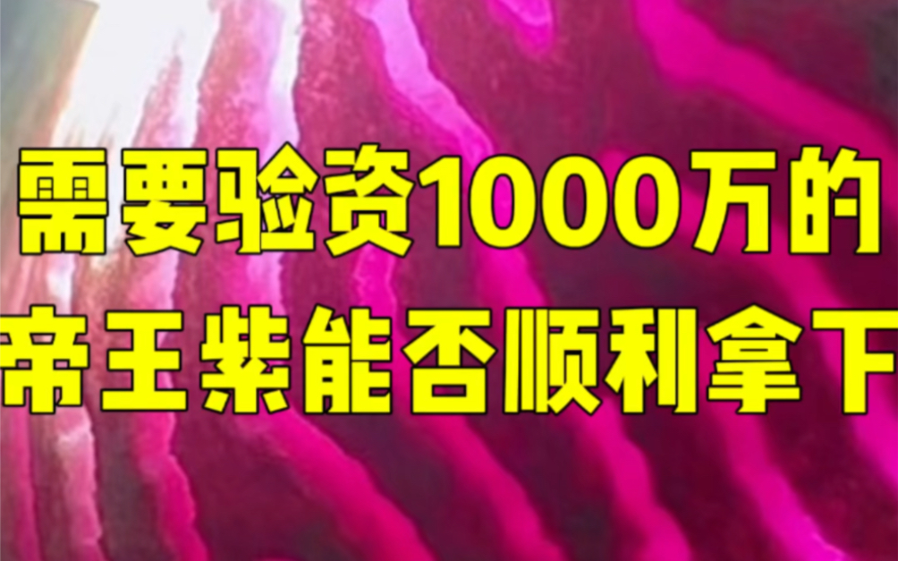 需要验资1000万的帝王紫,能否顺利拿下哔哩哔哩bilibili