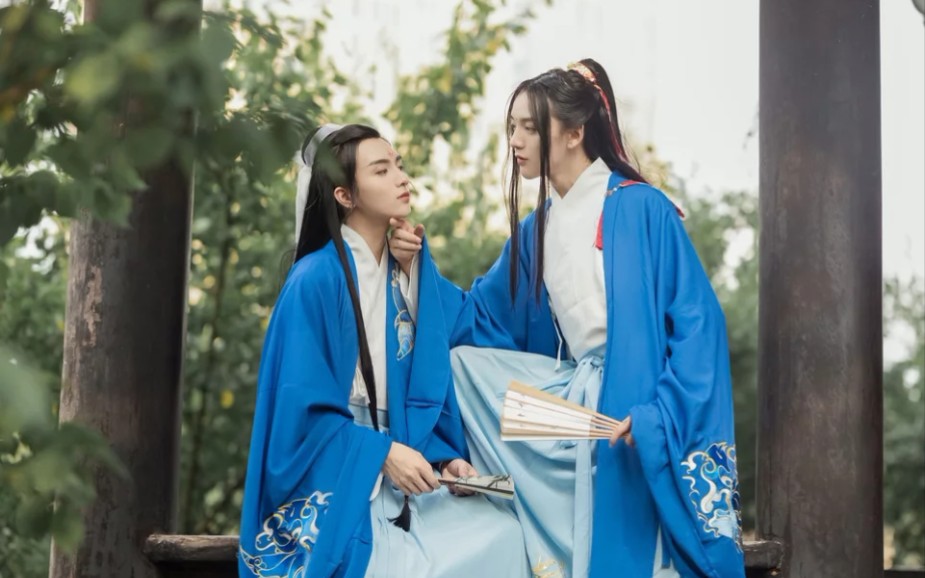 汉服男模鹤川句芒的盛世美颜