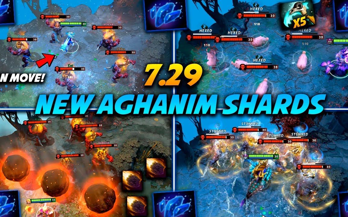 【dota2】7.29版本 全新阿哈利姆魔晶效果一览