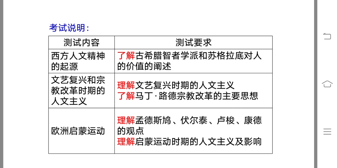 [图]0410高二历史专题六西方人文精神的起源及其发展