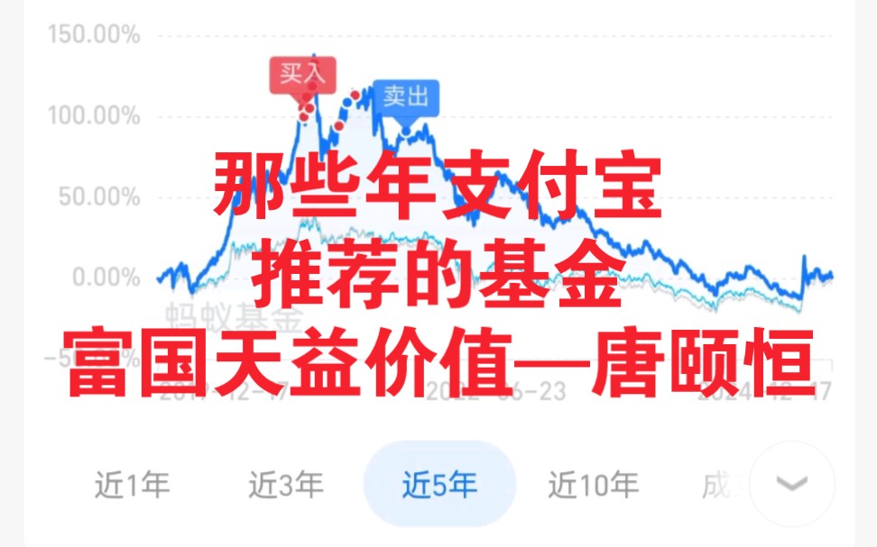 那些年支付宝推荐的基金富国天益价值—唐颐恒哔哩哔哩bilibili