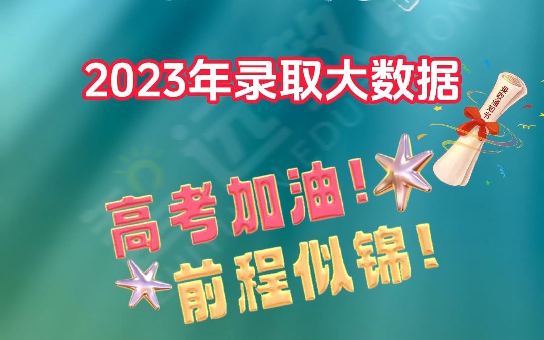 2023年各类艺术专业录取大数据哔哩哔哩bilibili