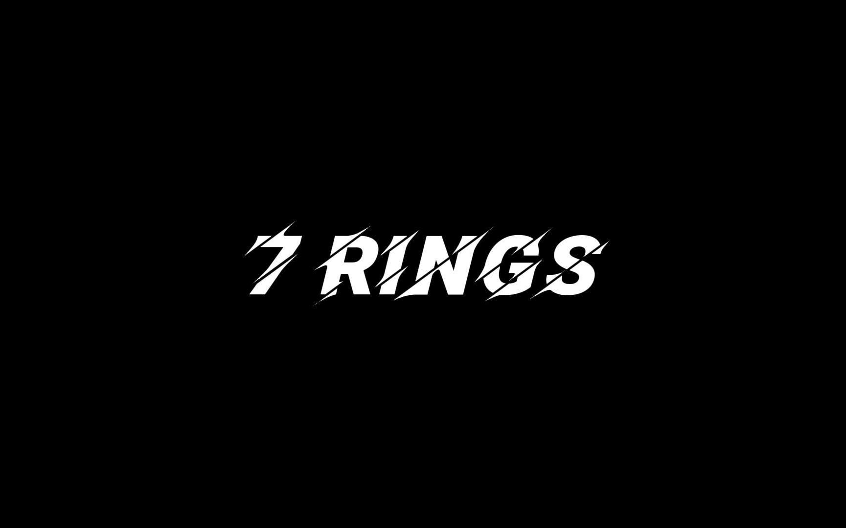 [图]歌词排版 | 7 Rings | 轻微踩点向、暗黑向