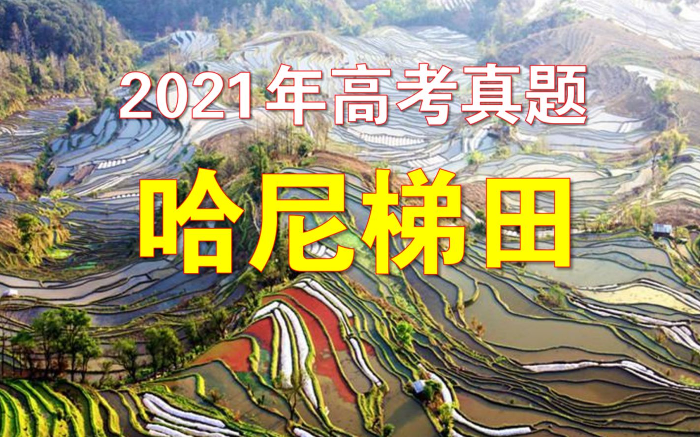 [图]【2021高考真题乙卷地理】哈尼梯田：是不是很熟悉，就是答不上来！就是玩~（第33期）