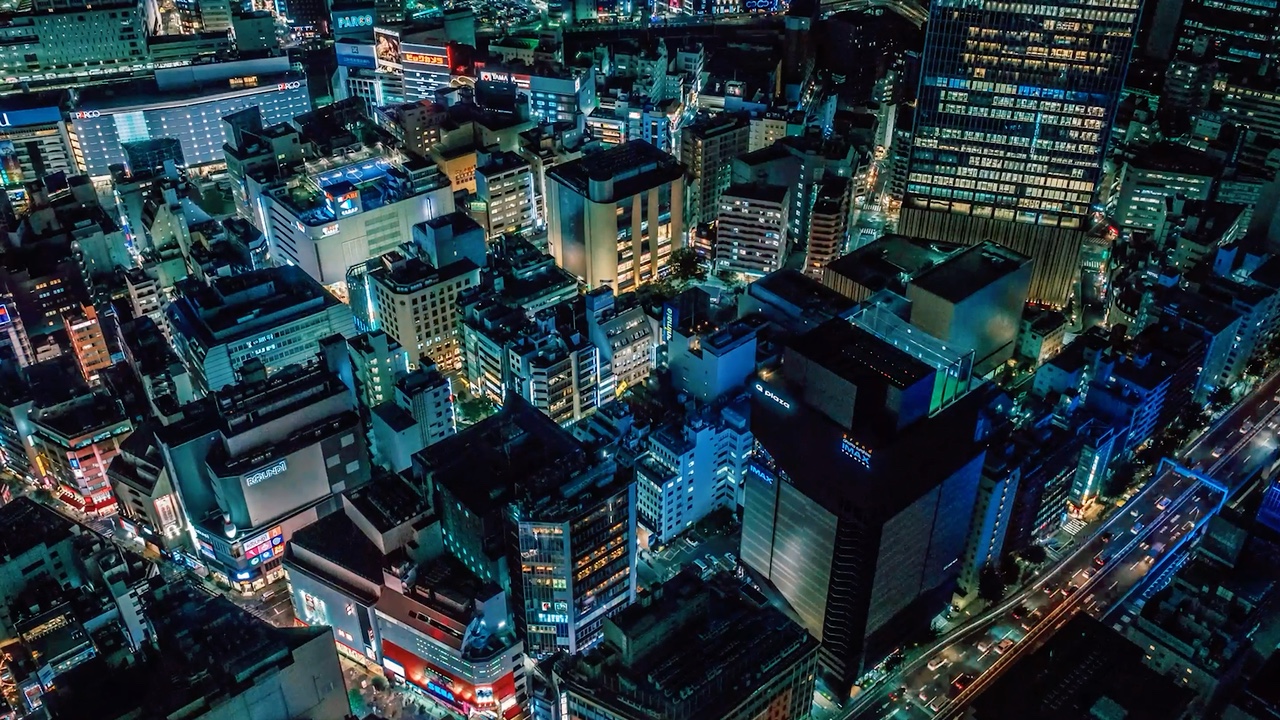 城市夜景,繁华与宁静的交织!