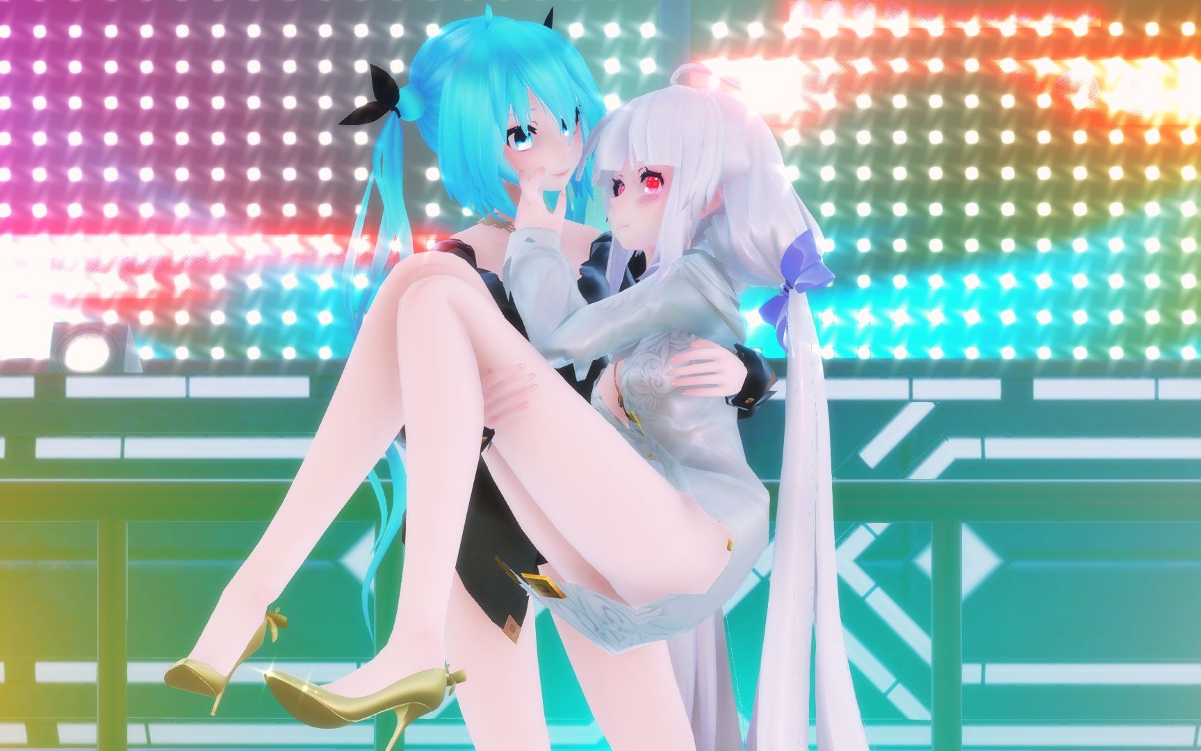 【弱音/初音mmd】初音:宝贝你真是可78爱呢~_哔哩哔哩 (゜-゜)つロ