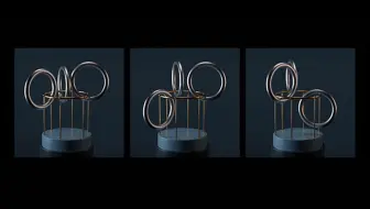 【国外C4D教程】C4D和Redshift使用环创建循环动画建模渲染教程