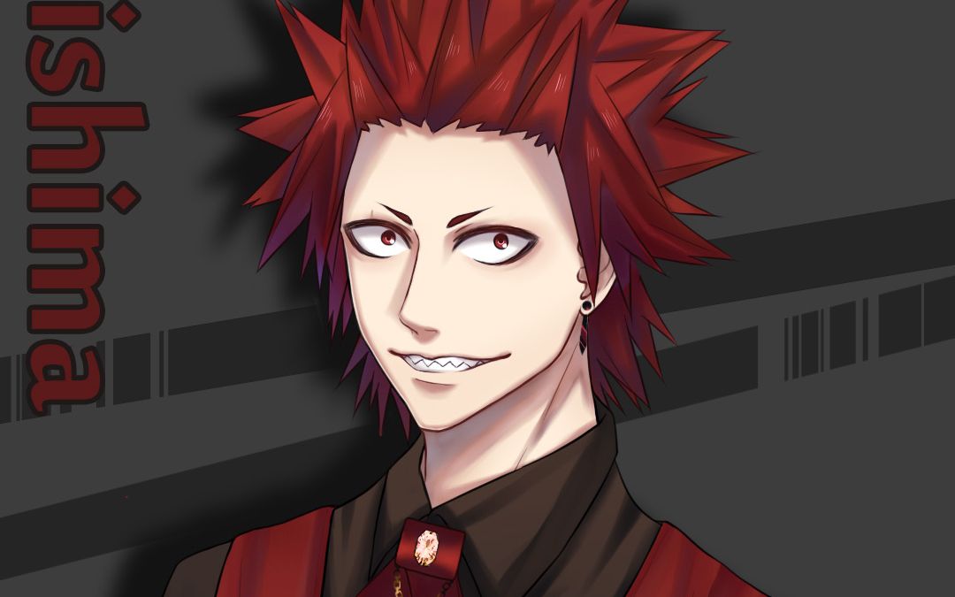 【板绘过程】1分钟教你画个帅气的大人版切岛锐儿郎_哔哩哔哩 (゜-゜)