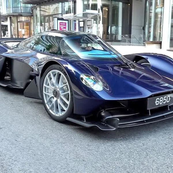 摩纳哥街拍超跑，阿斯顿马丁-女武神！ Aston Martin Valkyrie in 