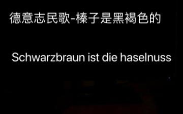 [图]《Schwarzbraun ist die haselnuss》榛子是黑褐色的