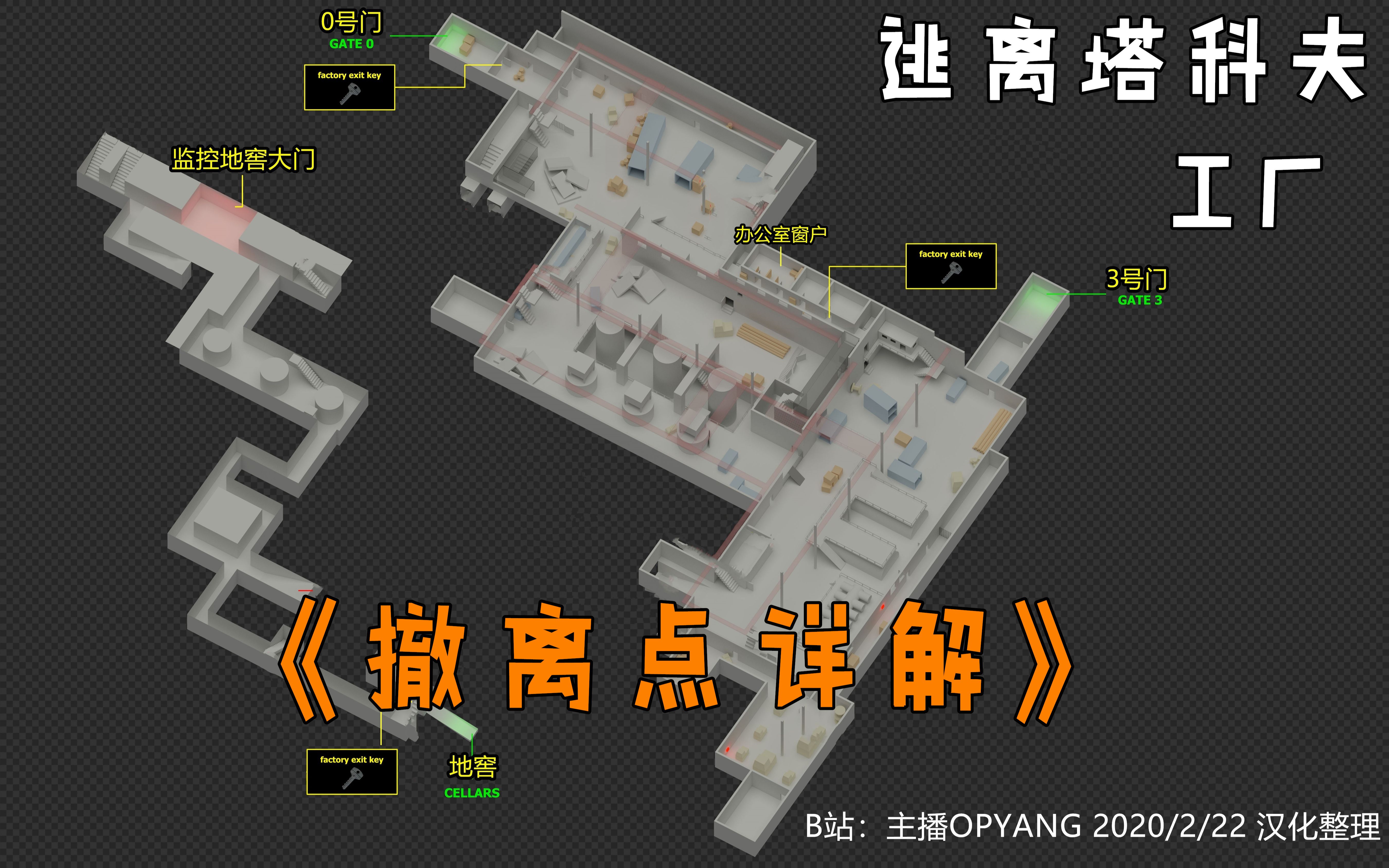 逃离塔科夫 工厂 撤离点详解哔哩哔哩bilibili