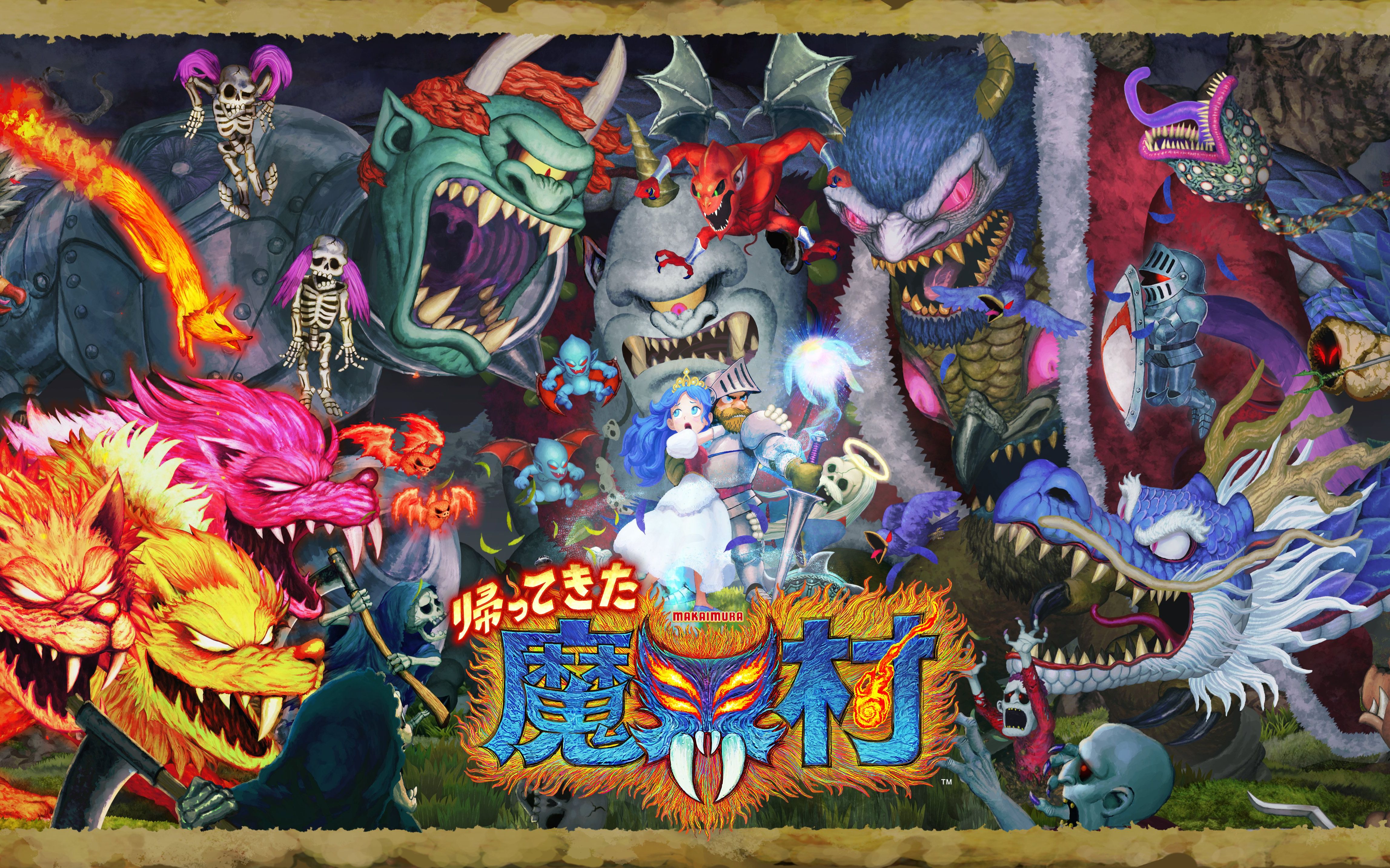 switch经典回归魔界村最新实机演示视频将于2021年2月25日发售