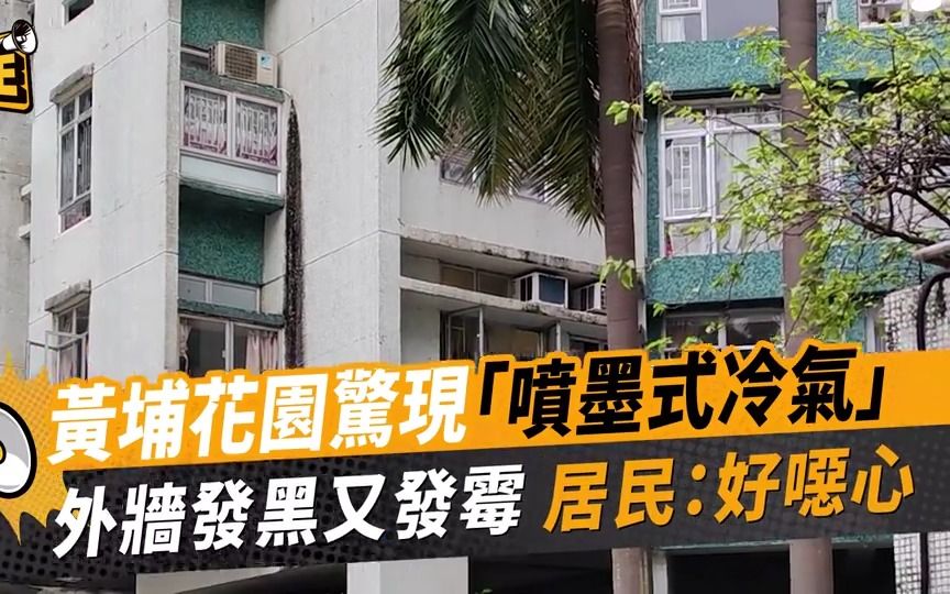 港版“黄金眼”丨香港黄埔花园惊现“喷墨式冷气”外墙发黑又发霉 居民齐呼:好恶心哔哩哔哩bilibili