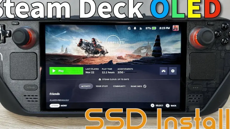 终极Steam Deck OLED 升级：SSD 更换指南｜中字幕_哔哩哔哩_bilibili