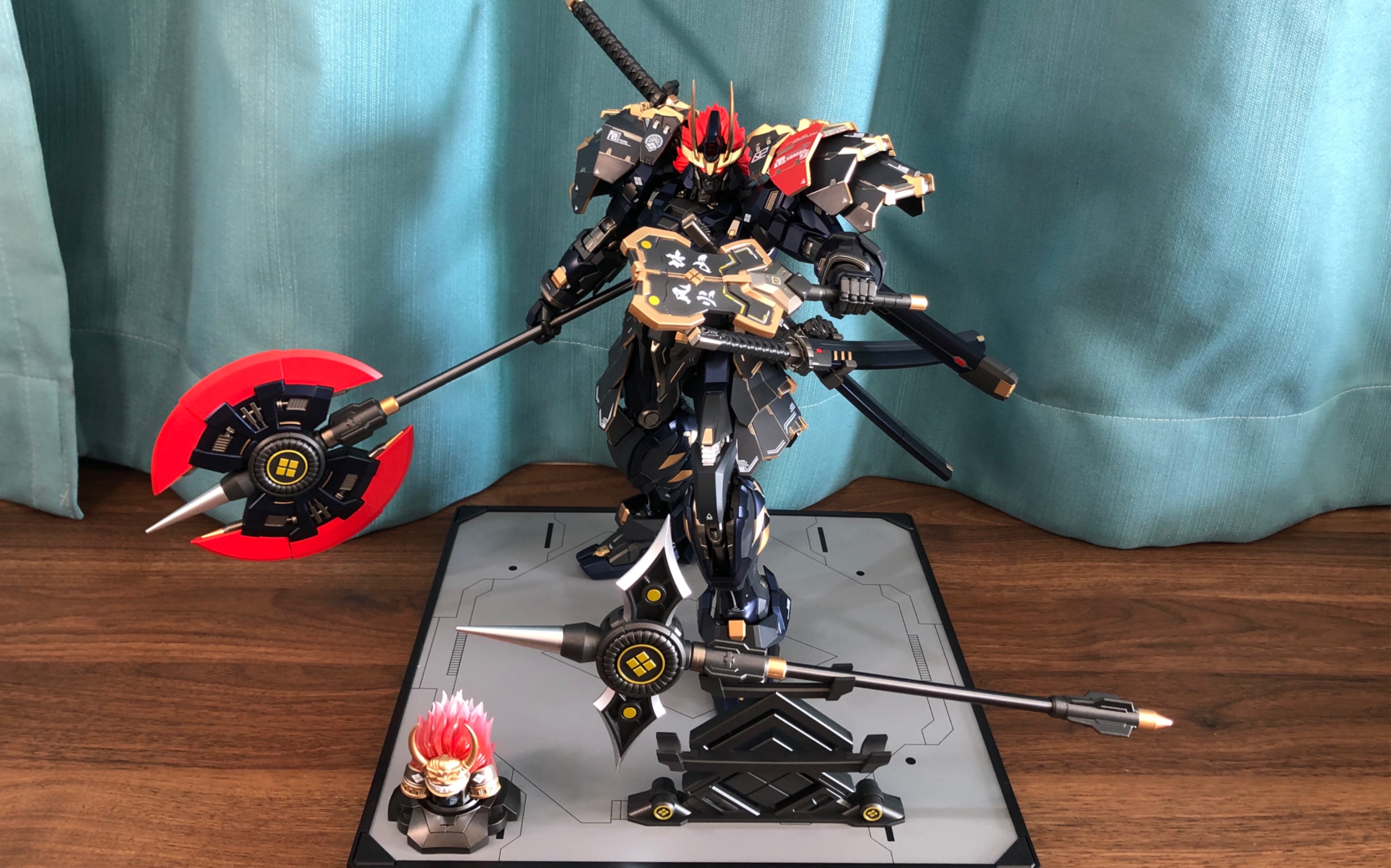 moshow模寿甲斐之虎限定版,黑虎黑色甲斐之虎,沉浸式开箱