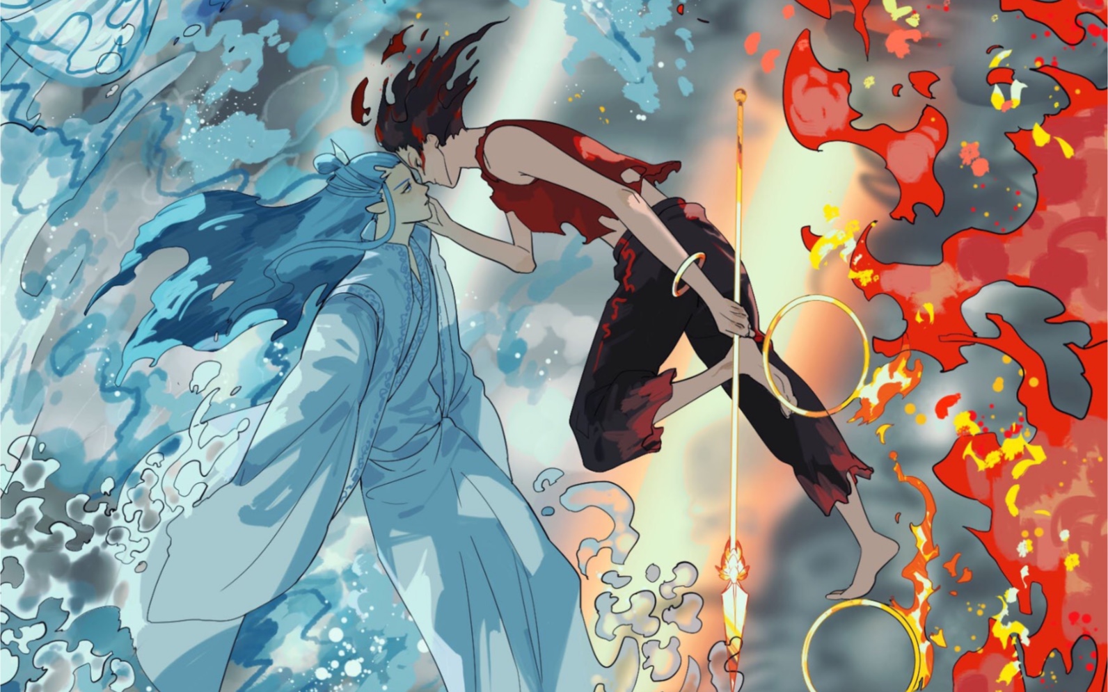 【哪吒敖丙】【藕饼】无限大 | 一颗魂魄两相生 就将你我相连的羁绊