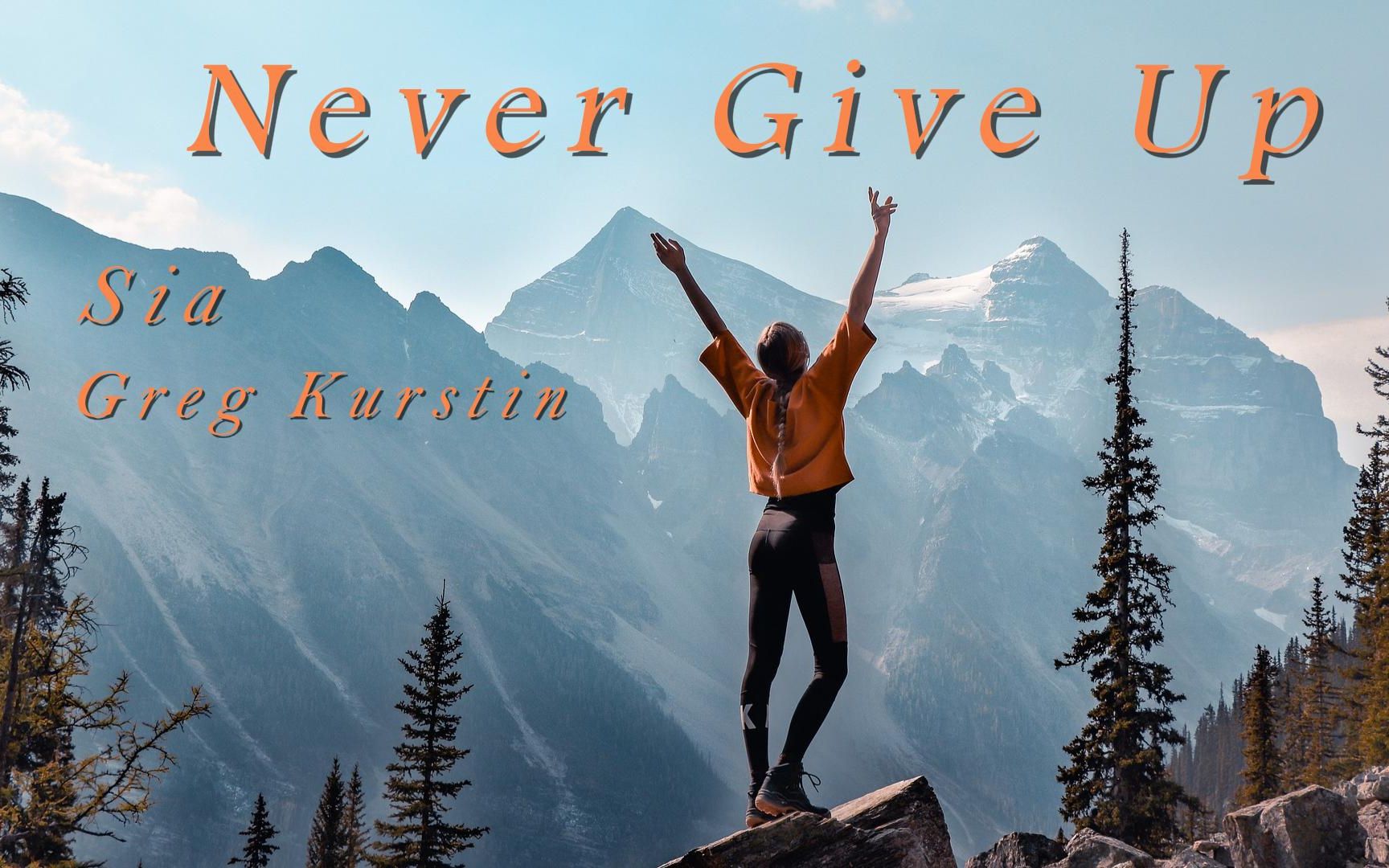 [图]“纵有疾风起，人生不言弃！”《Never Give Up》