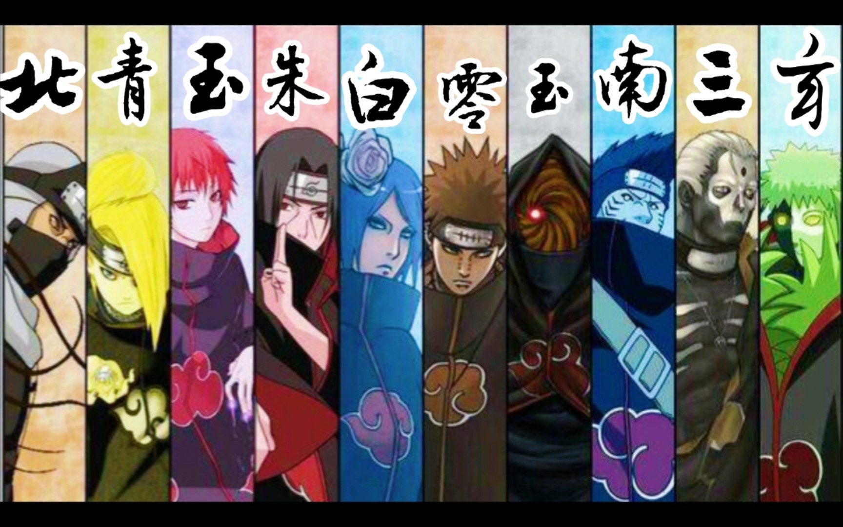 晓组织成员战斗合集不看后悔系列!_哔哩哔哩_bilibili