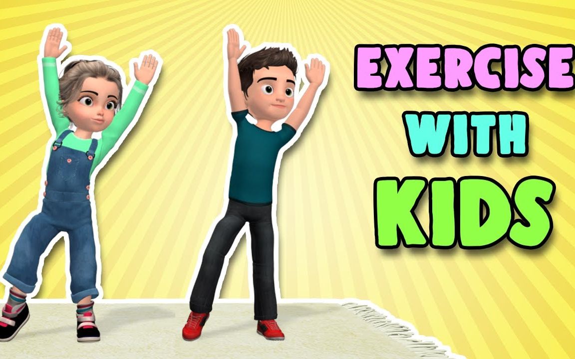 [图]【YouTube Little Sports搬运】Exercise With Kids Active Physical Workout