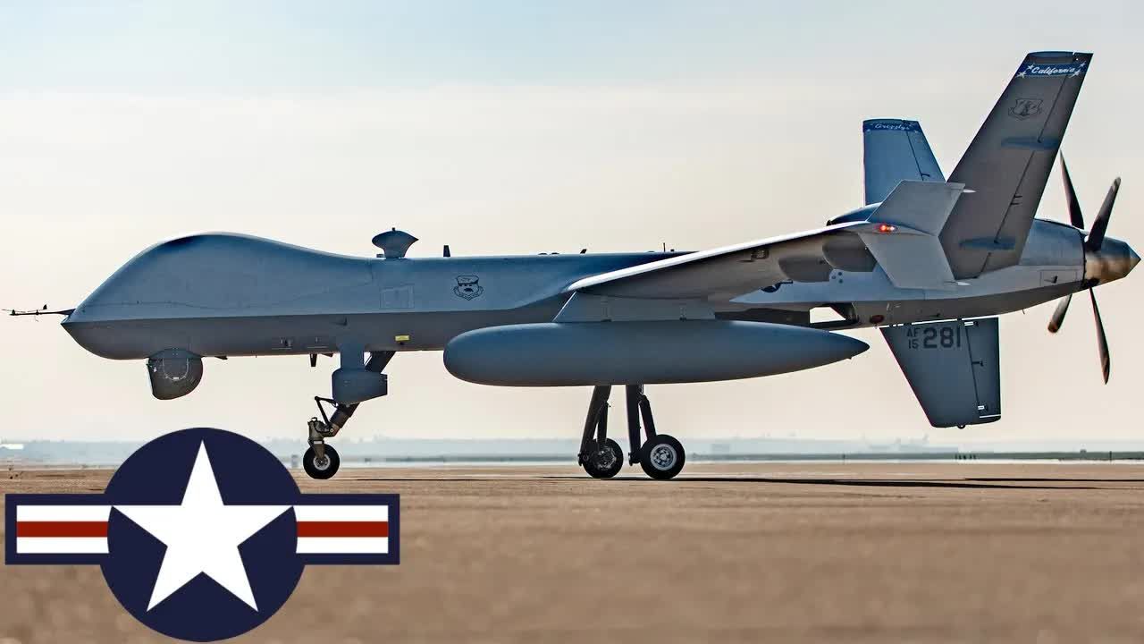 mq-9收割者无人机-出租车,起飞和降落