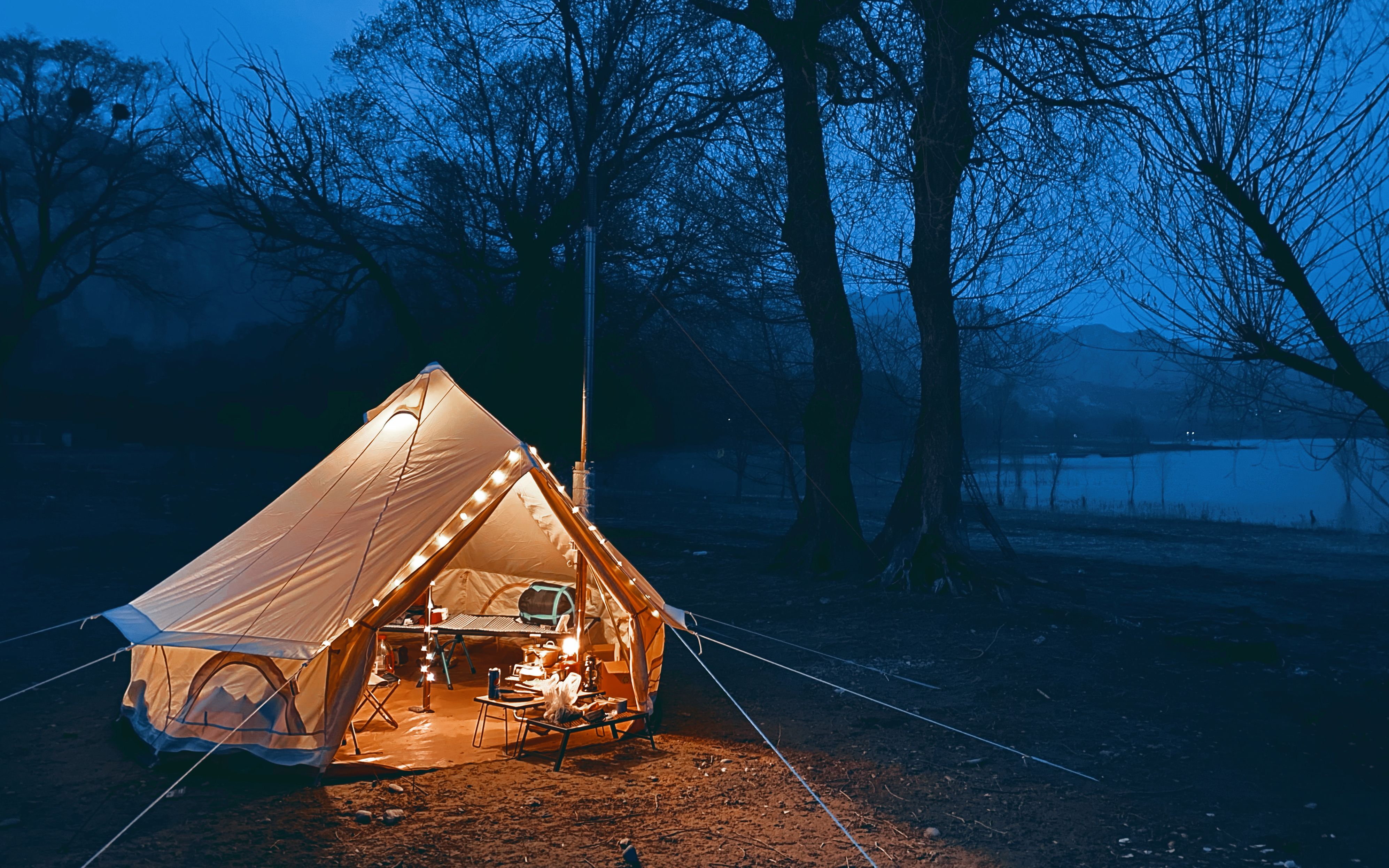 [图]露营 camping 野营glamping 帐篷 柴火炉GStove