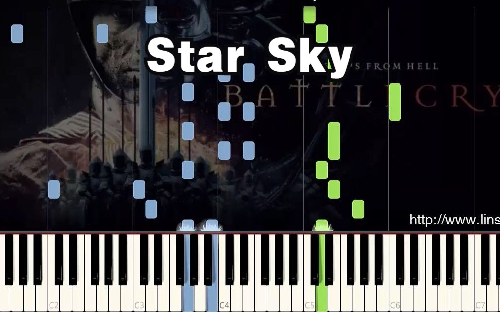 [图]Two Steps From Hell - Star Sky 钢琴独奏曲(简谱)+瀑布流(简介附谱)