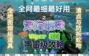 Descargar video: 【深海明珠】蝰蛇Viper篇|第三期 职业必选无敌T0烟位 宇宙级攻略(烟组/蛇吻技巧投掷/大招技巧)