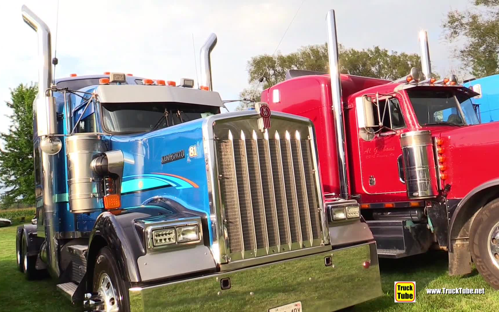 2018 kenworth w900 l 定製臥鋪卡車- walkaround 外部之旅 - 2021 年