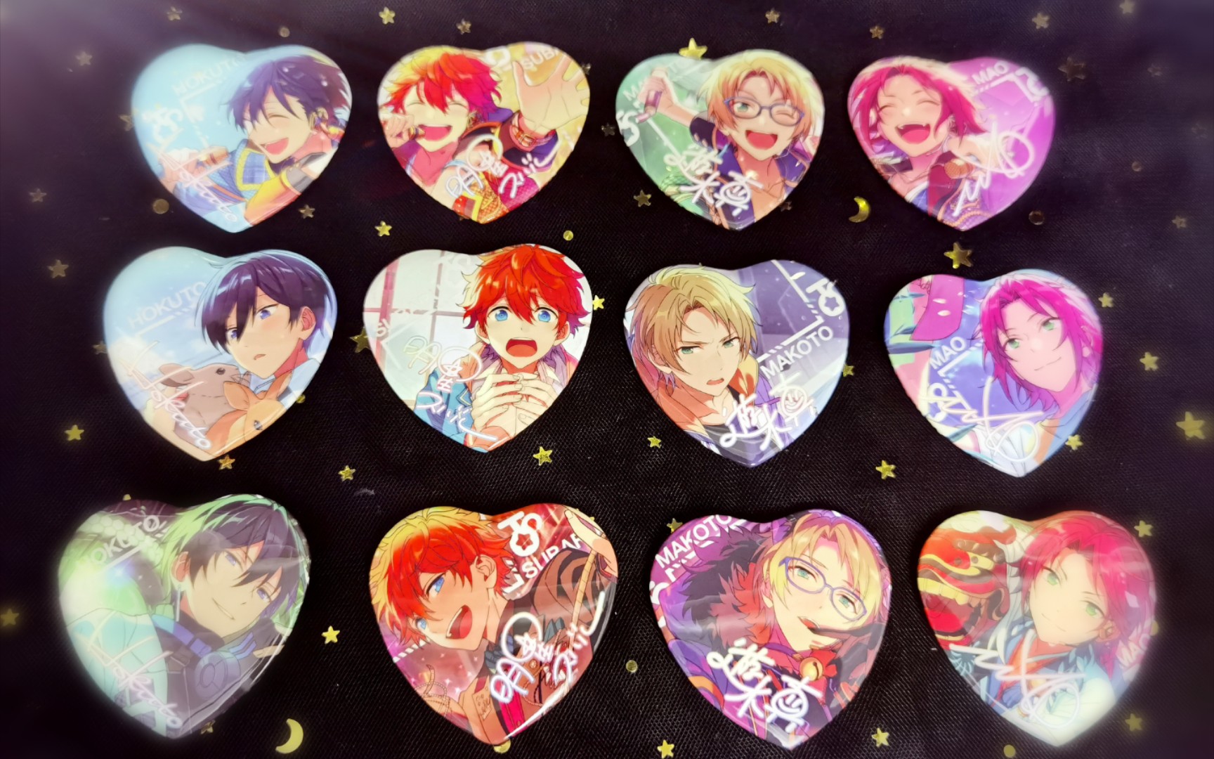 【谷子开箱】偶像梦幻祭 trickstar 心愿吧唧 徽章