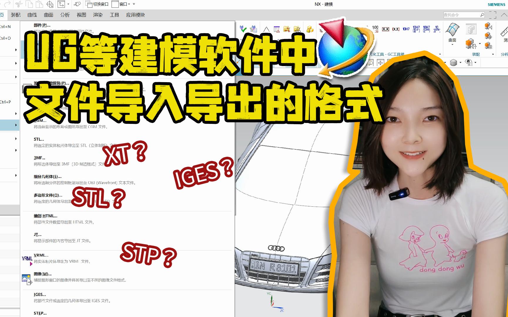 这些UG中常用的文件格式你都了解吗?