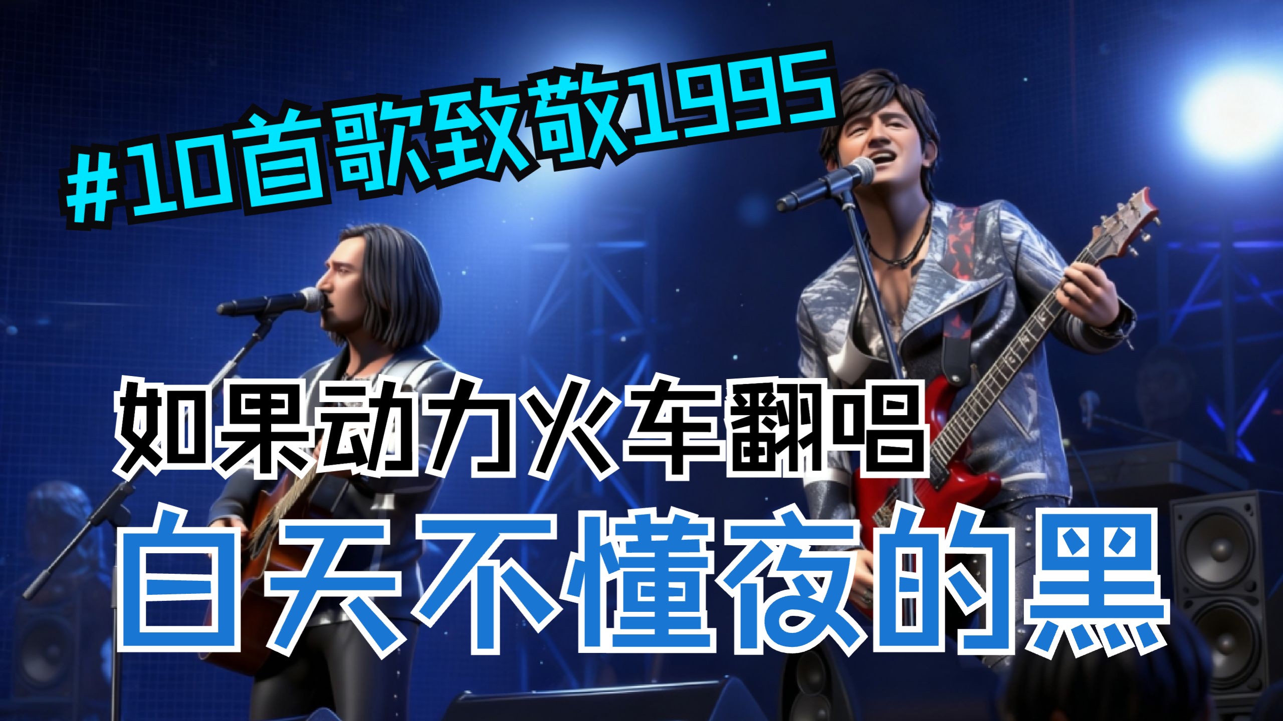 【10首歌致敬1995】第6弹！如果动力火车翻唱那英《白天不懂夜的黑》？硬汉摇滚唱破30年隔阂～