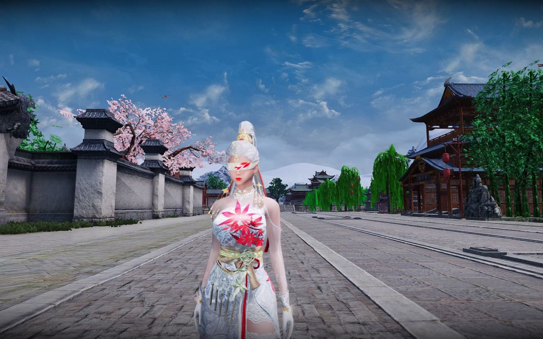 上古卷轴-永劫无间霜天红叶mod演示