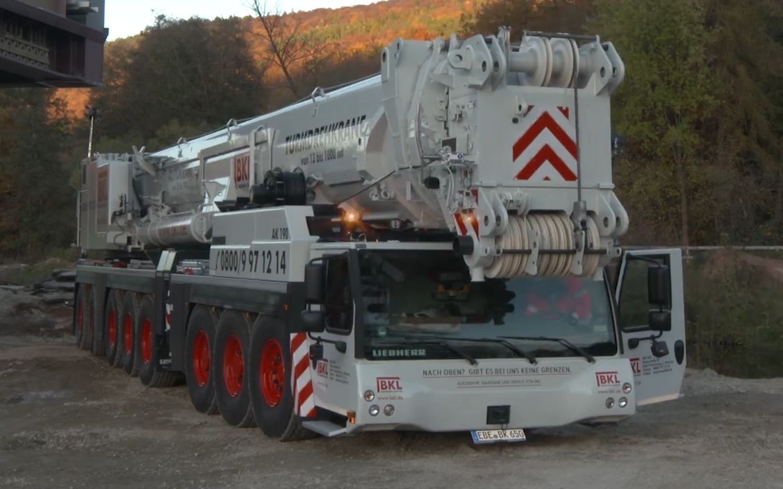 利勃海尔liebherrltm165081新吊车正式投入使用