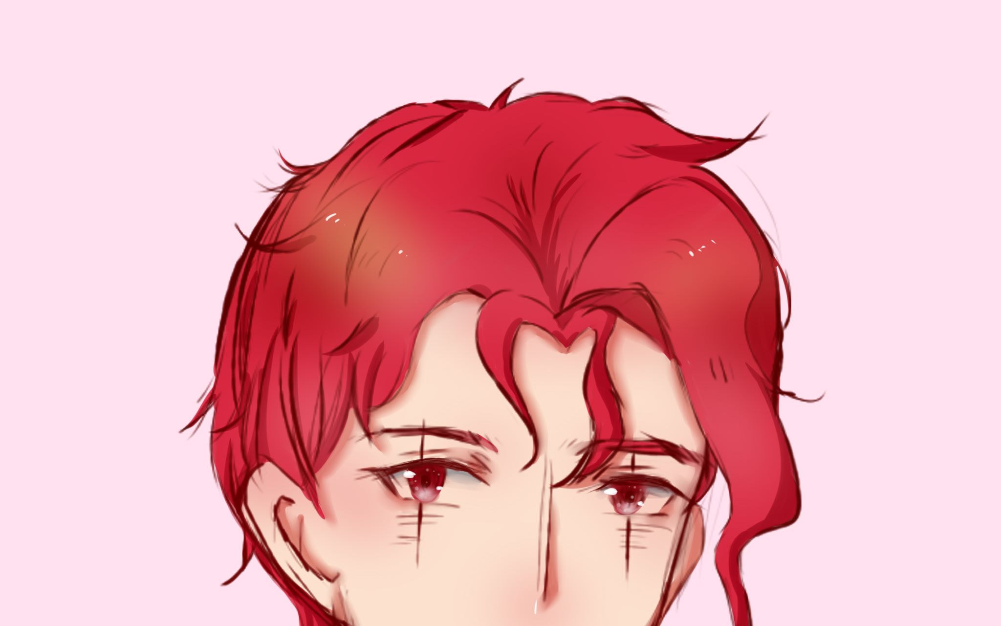 【板绘】画一个花京院典明~我永远喜欢卡q因!