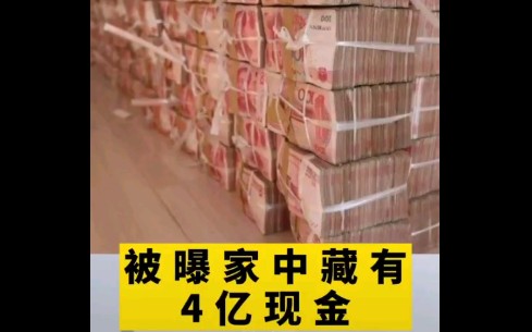 [图]贪官家里藏有4亿现金，刷新记录